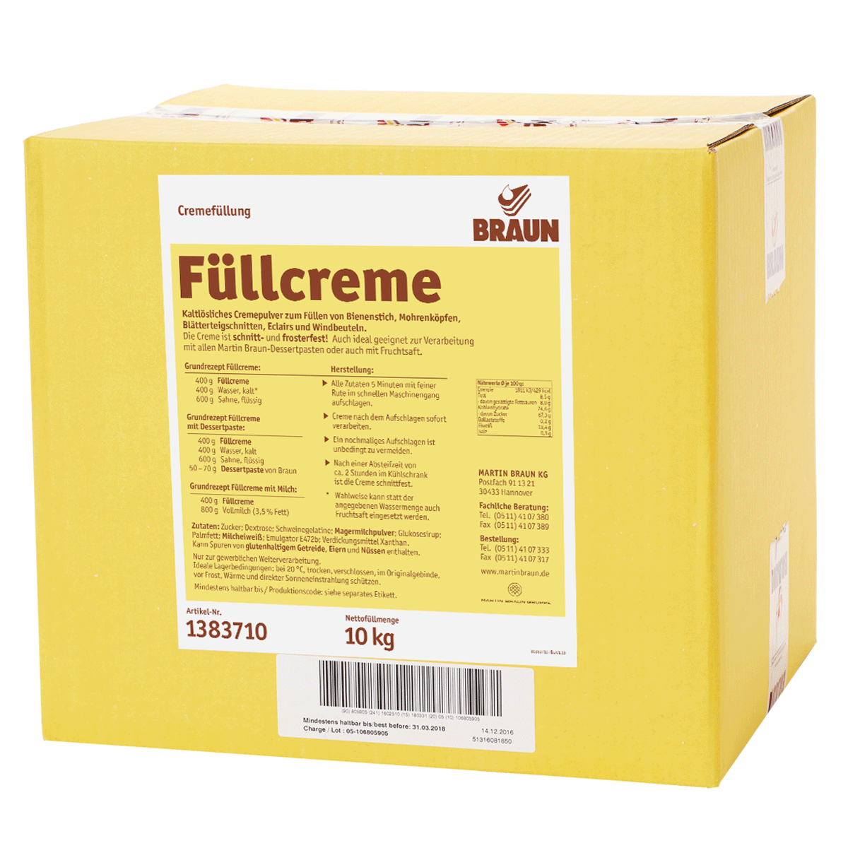 Füllcreme