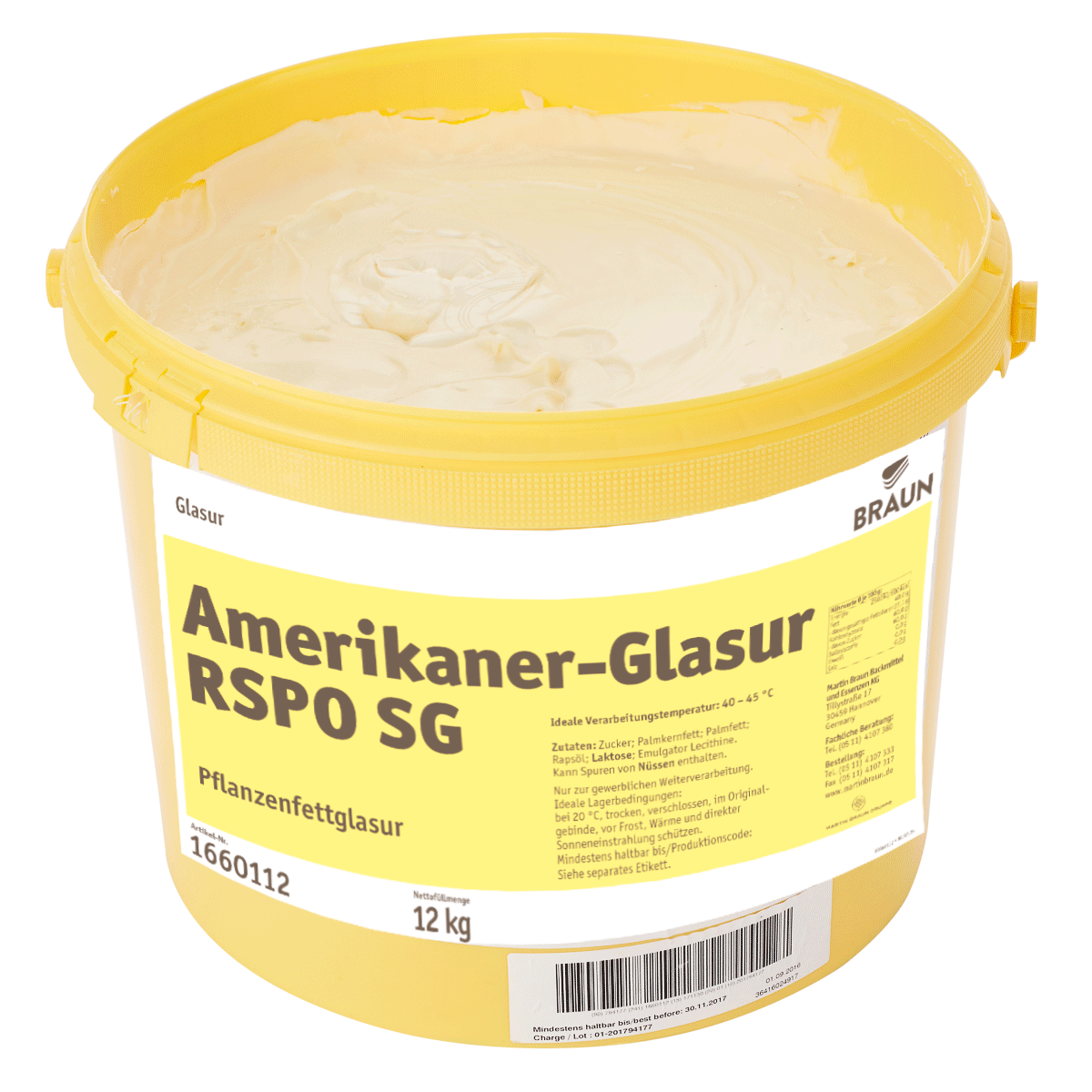 Amerikaner-Glasur RSPO SG