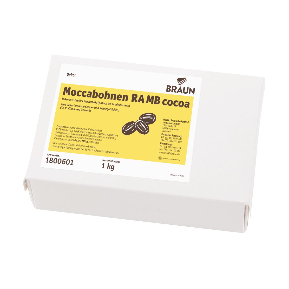 Moccabohnen RA MB cocoa