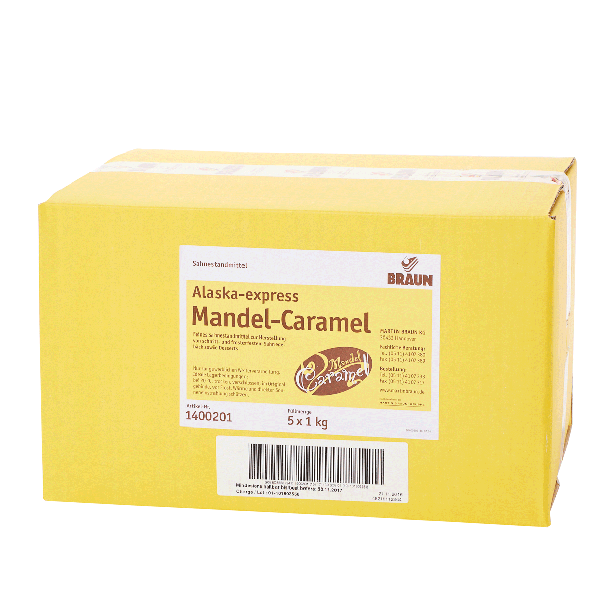 Alaska-express Mandel-Caramel