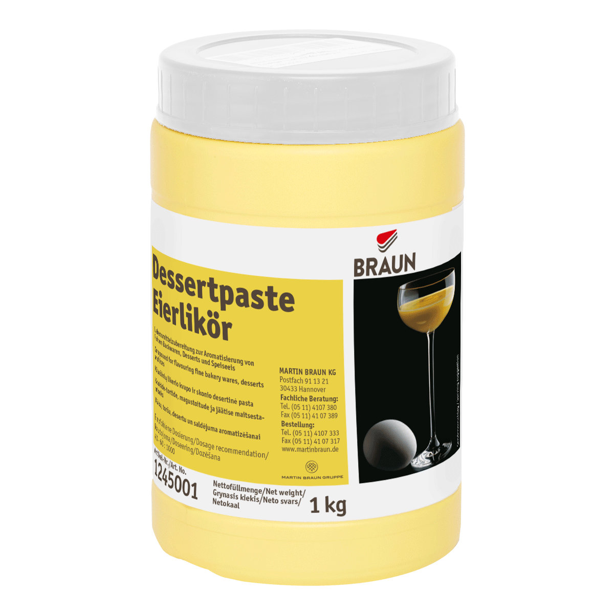 Dessertpaste Eierlikör