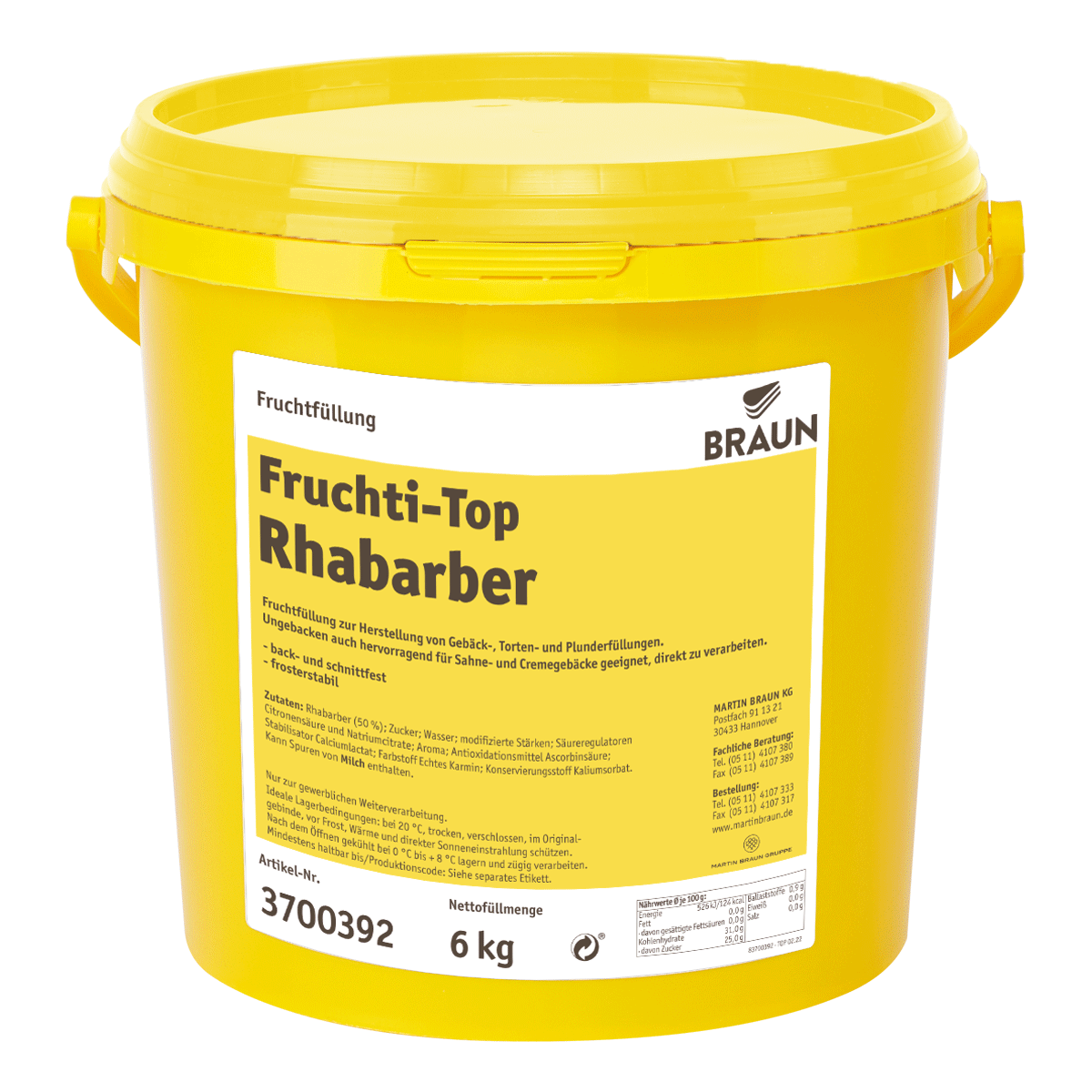 Fruchti-Top Rhabarber