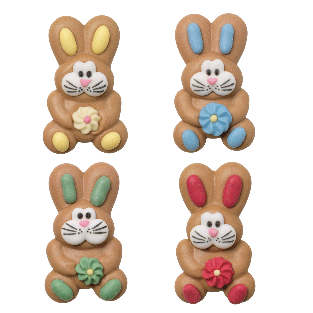 Zucker-Osterhasen (4 Motive)