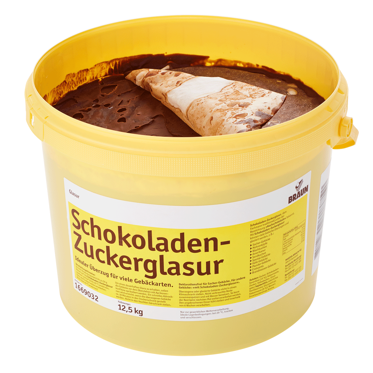 Schokoladen-Zuckerglasur