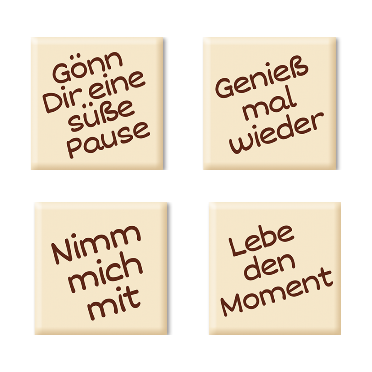 Schoko-Dekor Sprüche (neu)