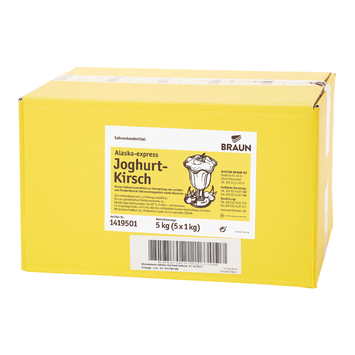 Alaska-express Joghurt-Kirsch