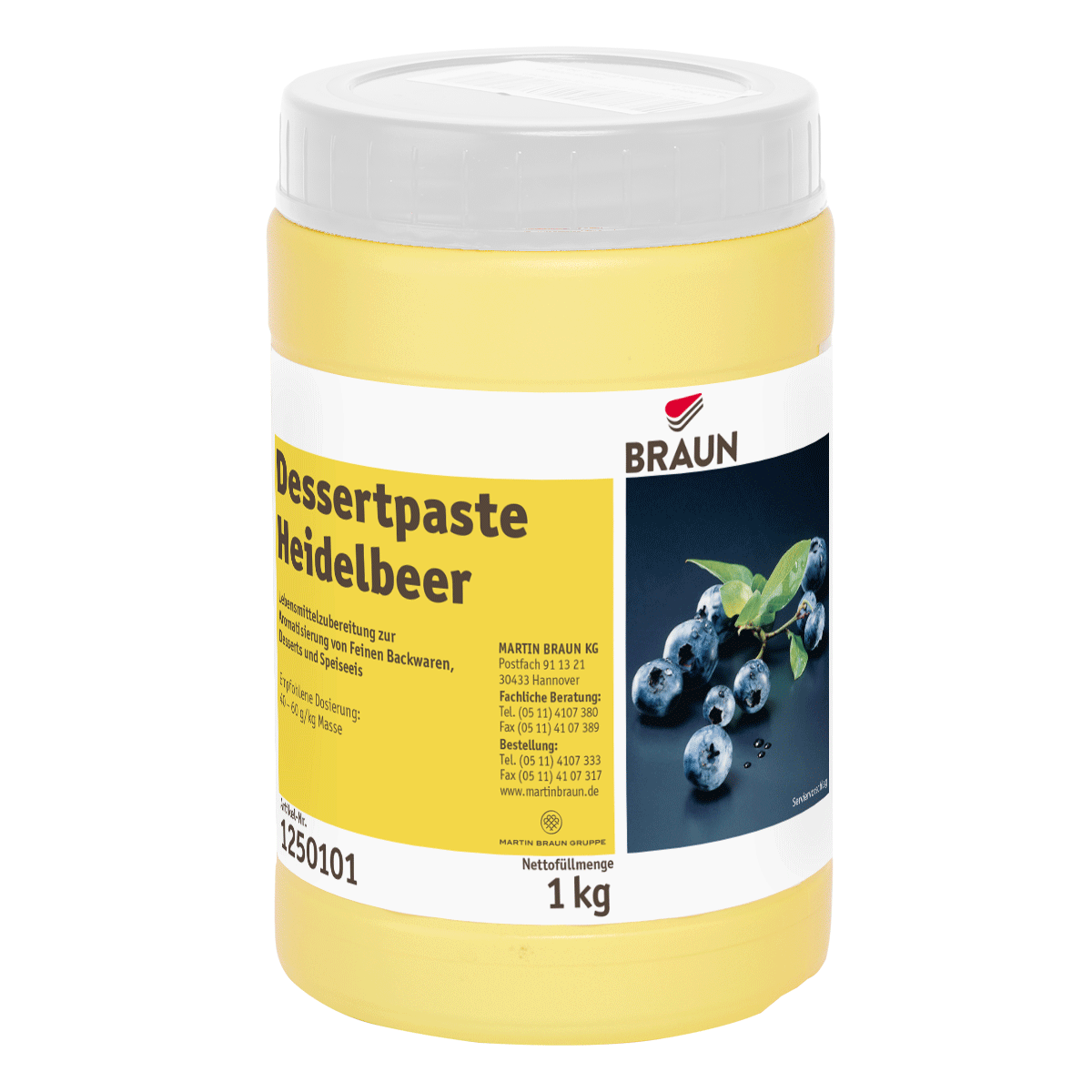 Dessertpaste Heidelbeer
