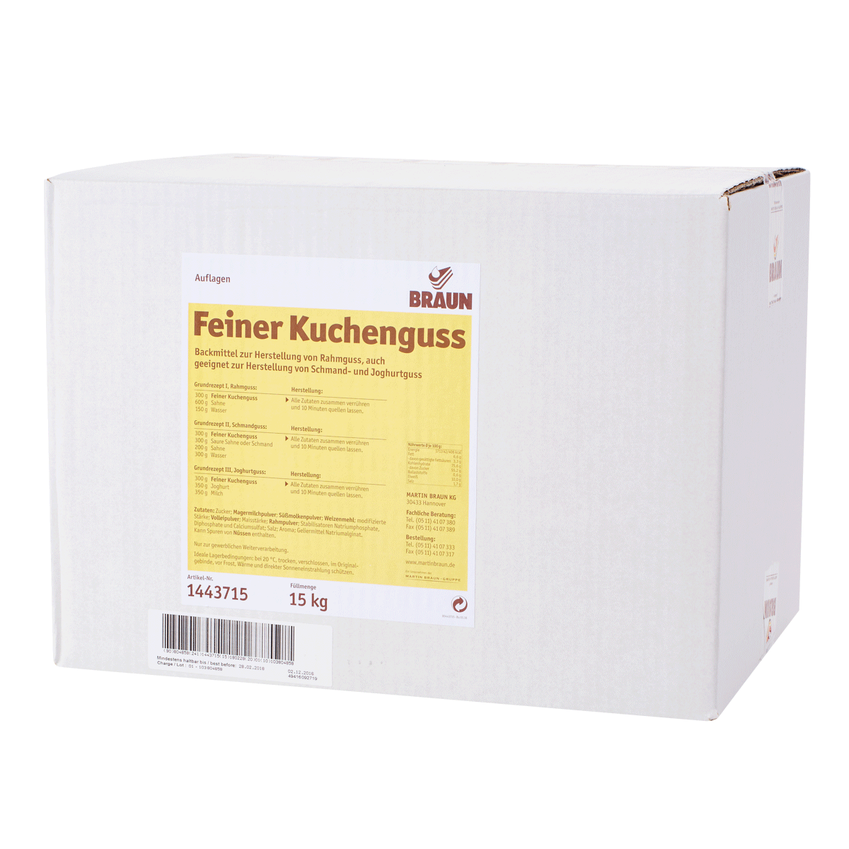 Feiner Kuchenguss