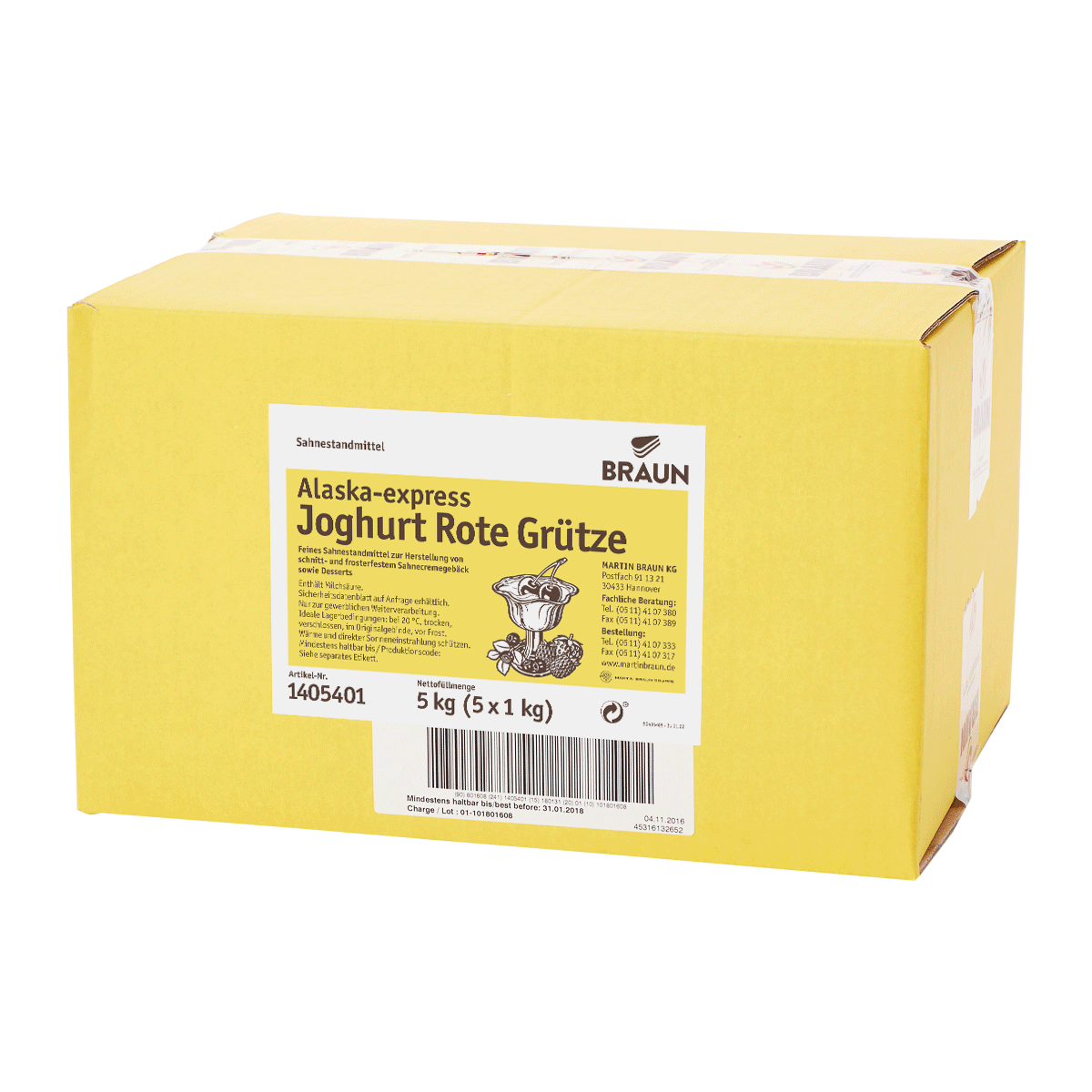 Alaska-express Joghurt-Rote Grütze