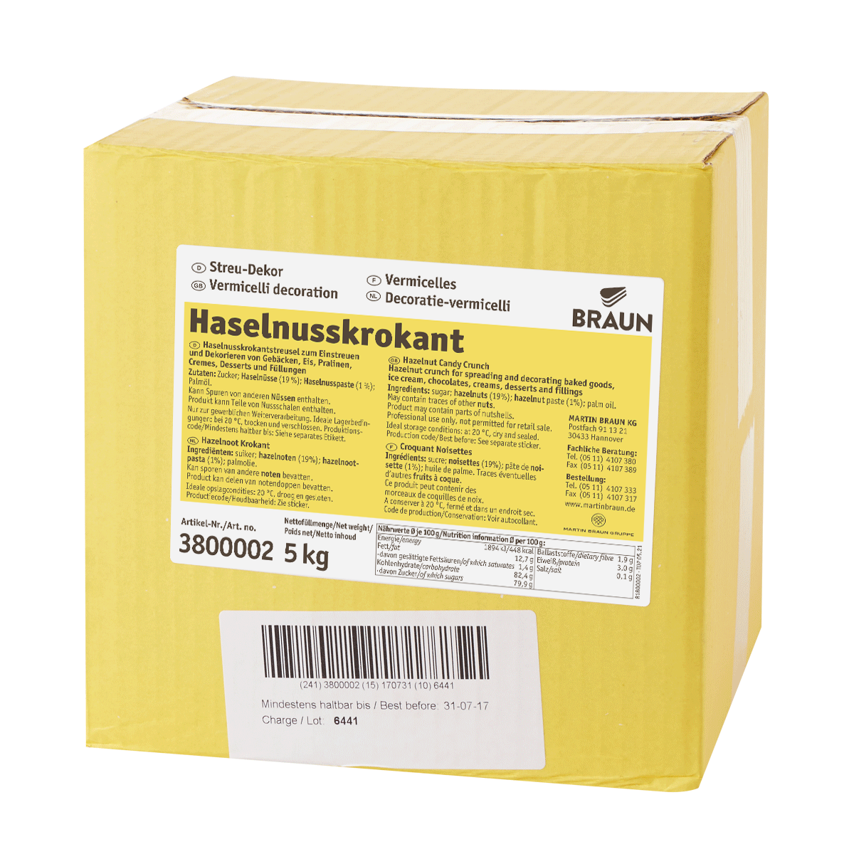 Haselnusskrokant