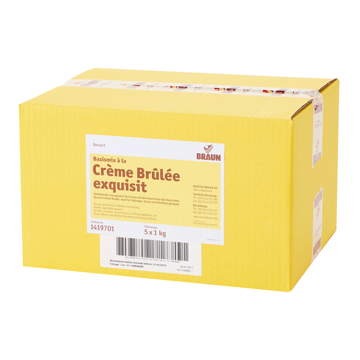 Basismix a la Crème Brûlée exquisit 1,0