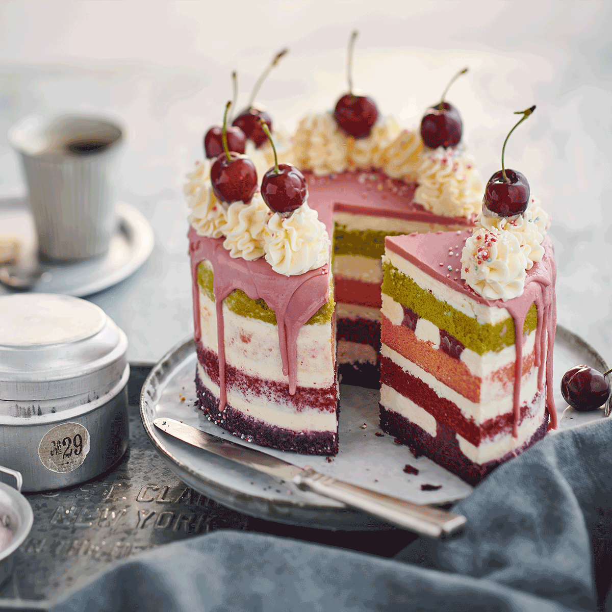 Velvet Cake rot/red