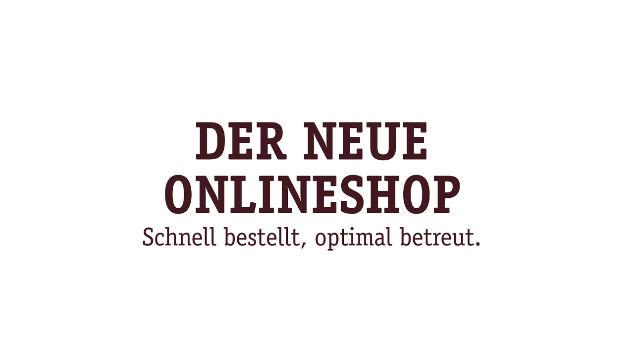Der neue Onlineshop