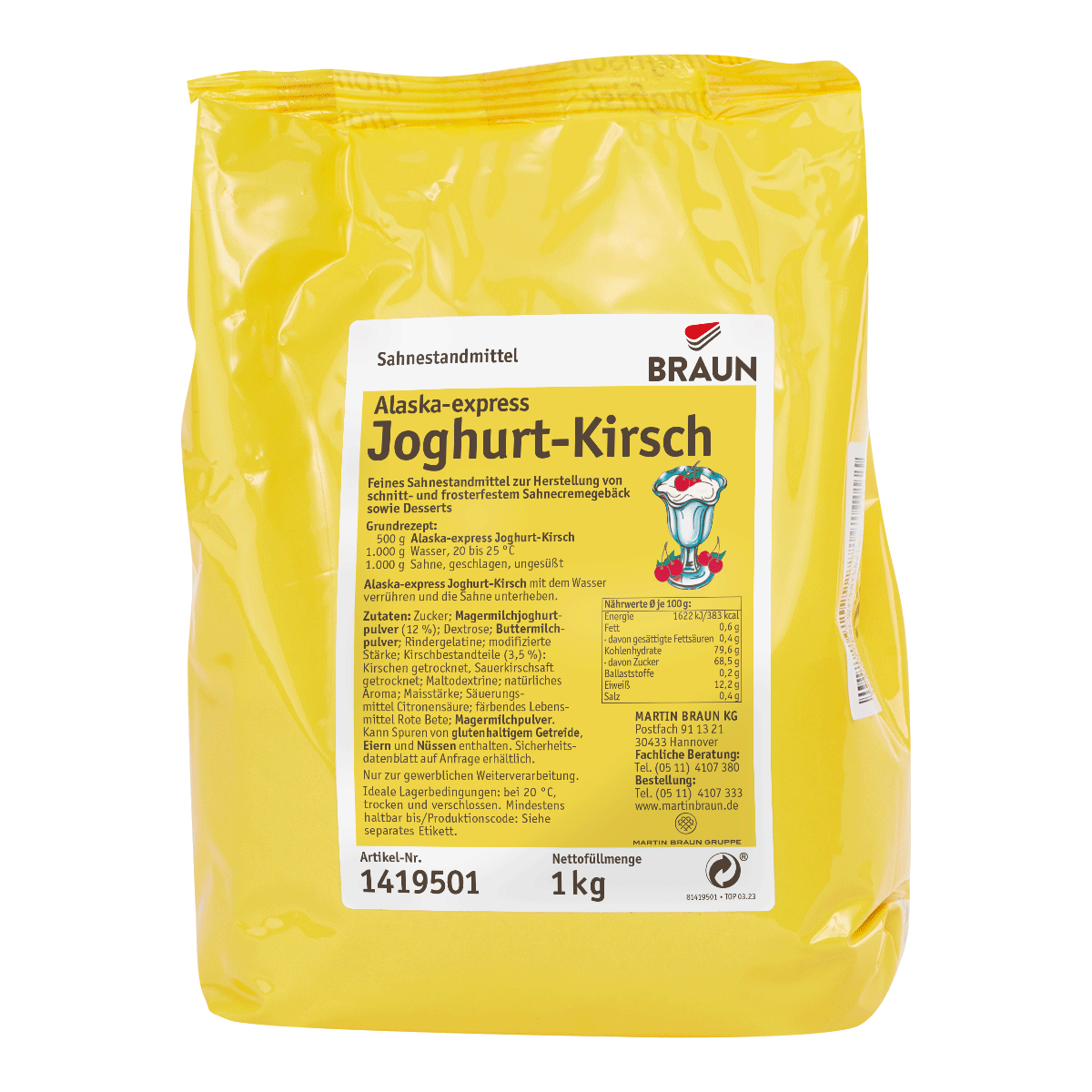 Alaska-express Joghurt-Kirsch