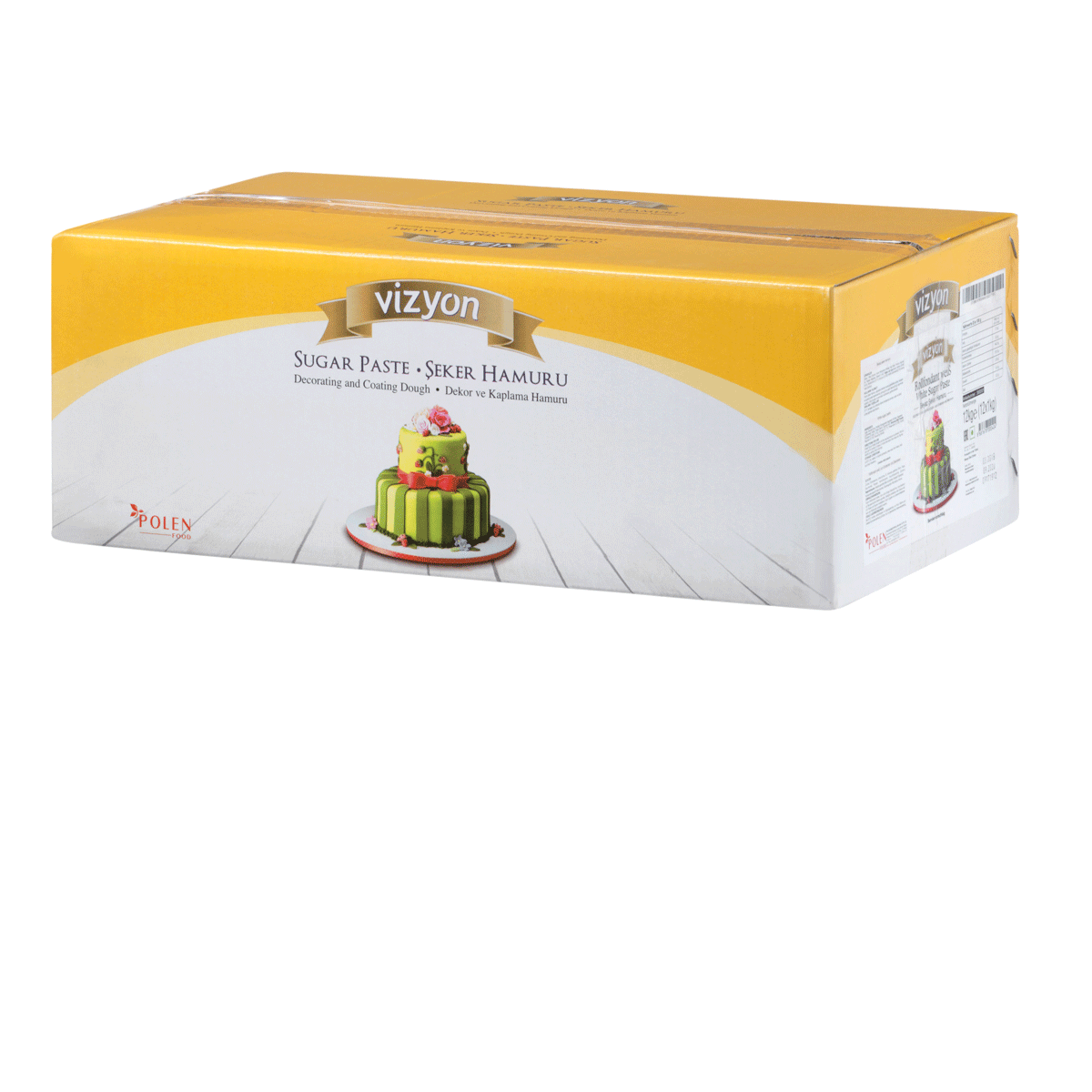 Vizyon Rollfondant weiß