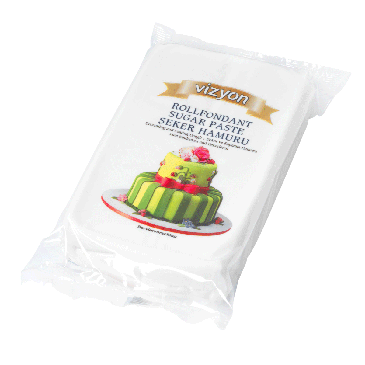 Vizyon Rollfondant weiß
