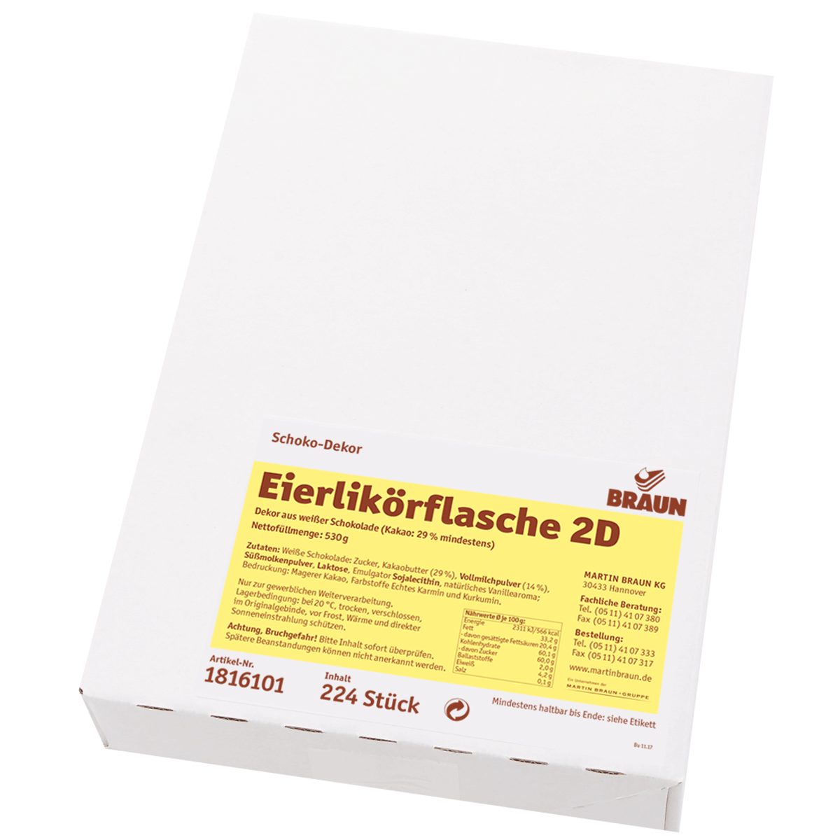 SD Eierlikörflasche 2D 1,0