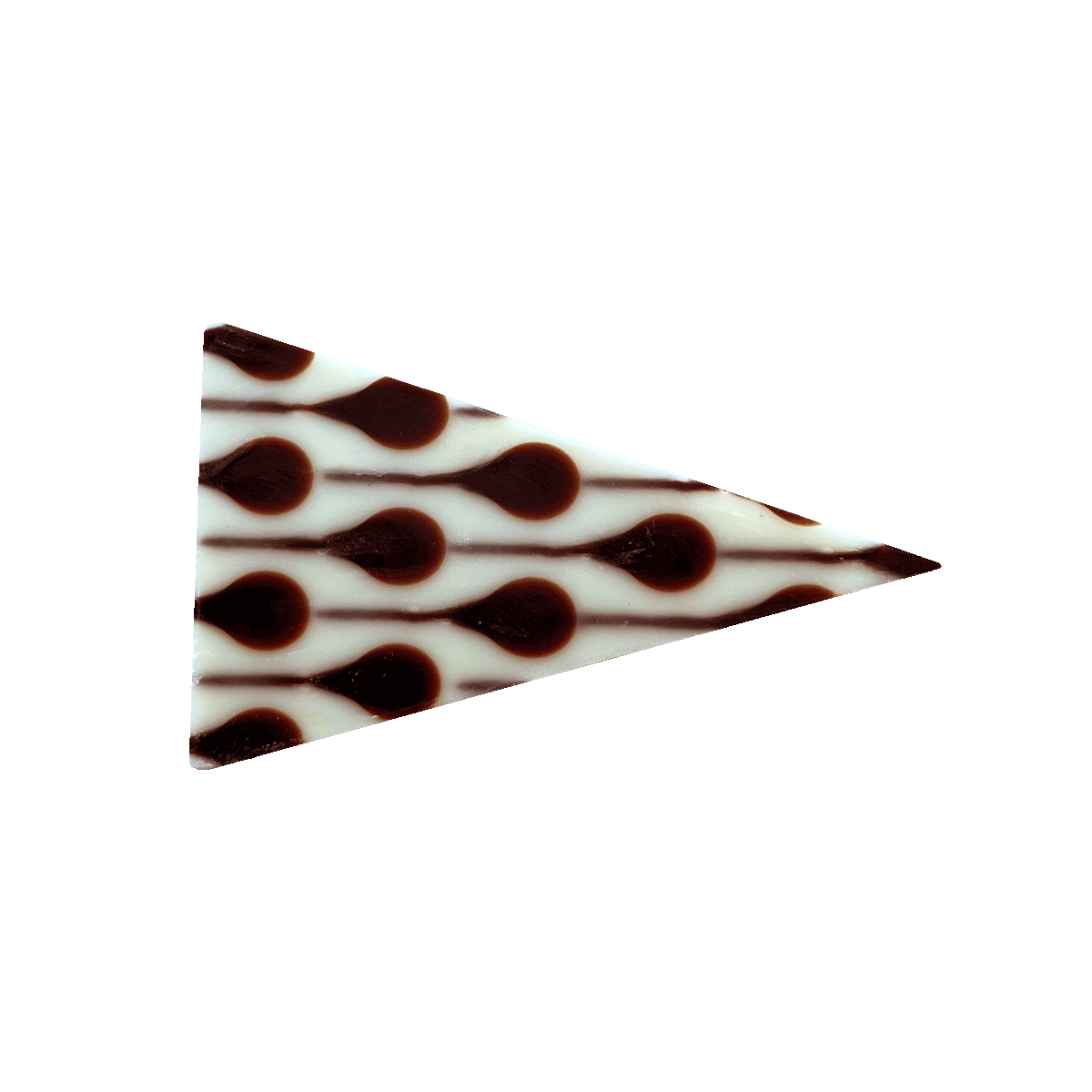 Schoko-Dekor Tropfen-Dreieck RA MB cocoa