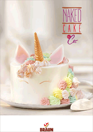 NakedCakeEinhorntorte