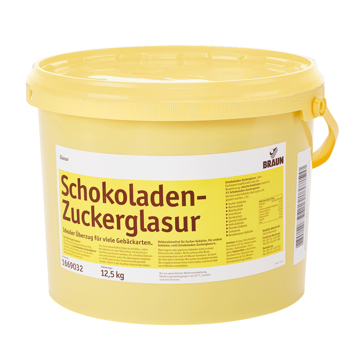 Schokoladen-Zuckerglasur
