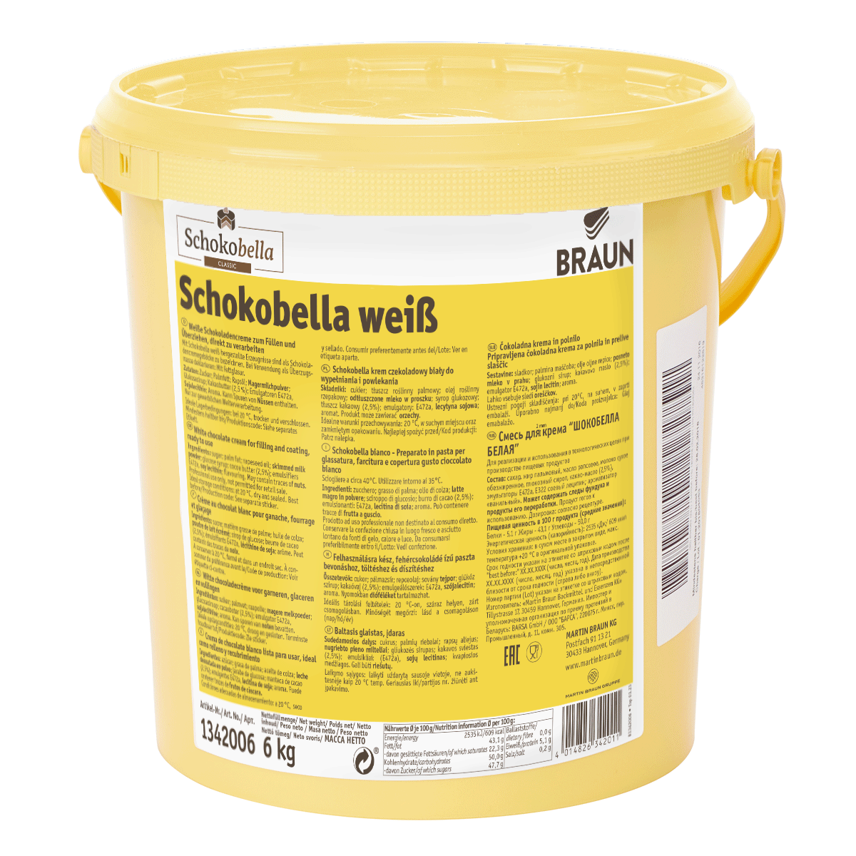 Schokobella Weiß RSPO SG RA MB cocoa