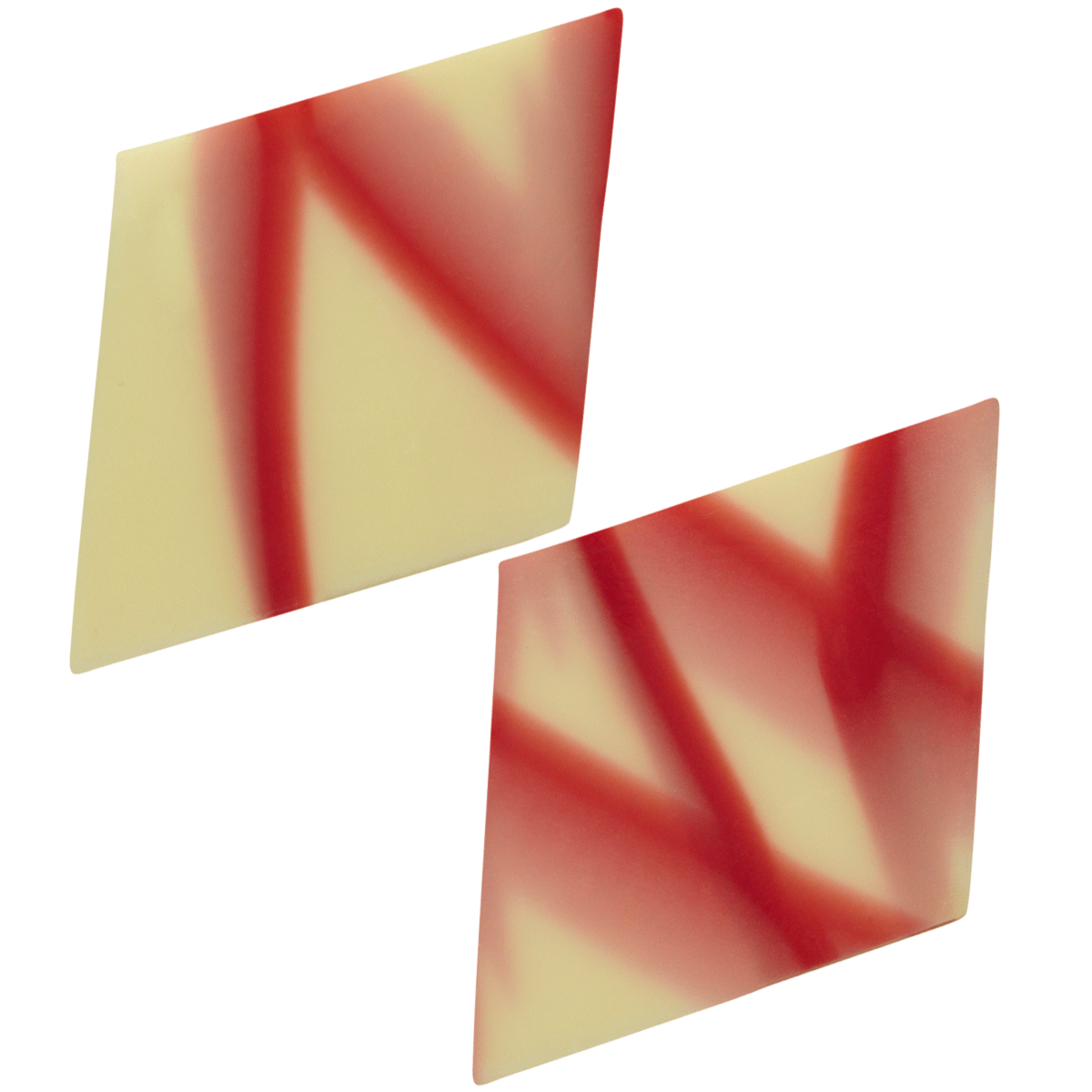 Schoko-Dekor Moderno rot-weiß RA MB cocoa