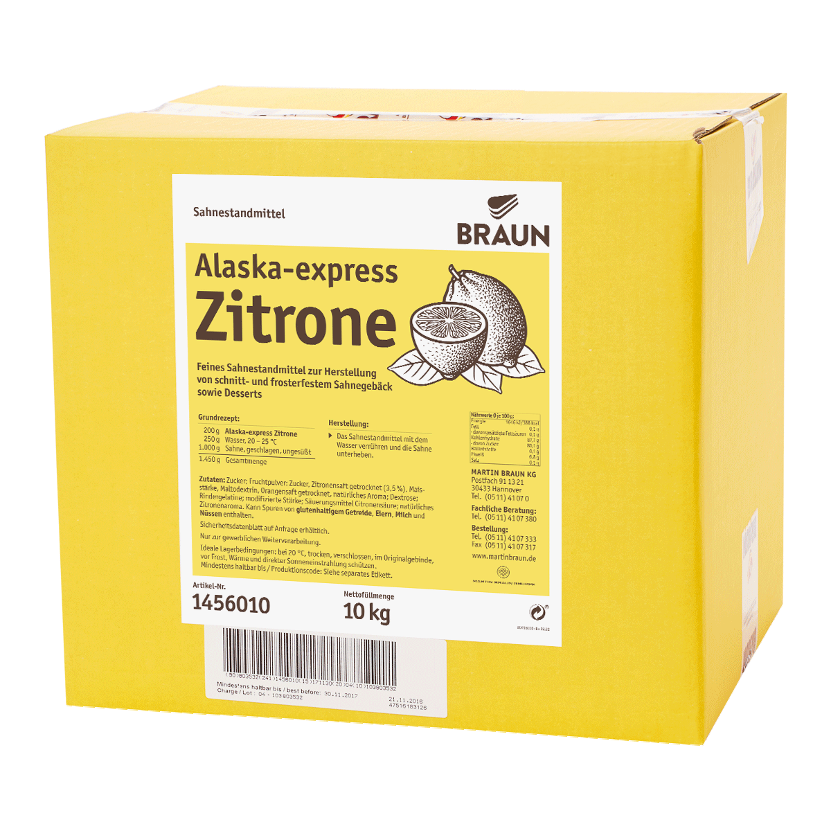 Alaska-express Zitrone