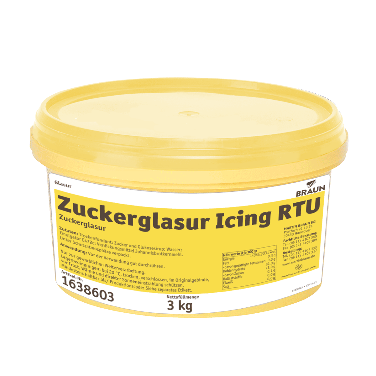 Zuckerglasur Icing RTU