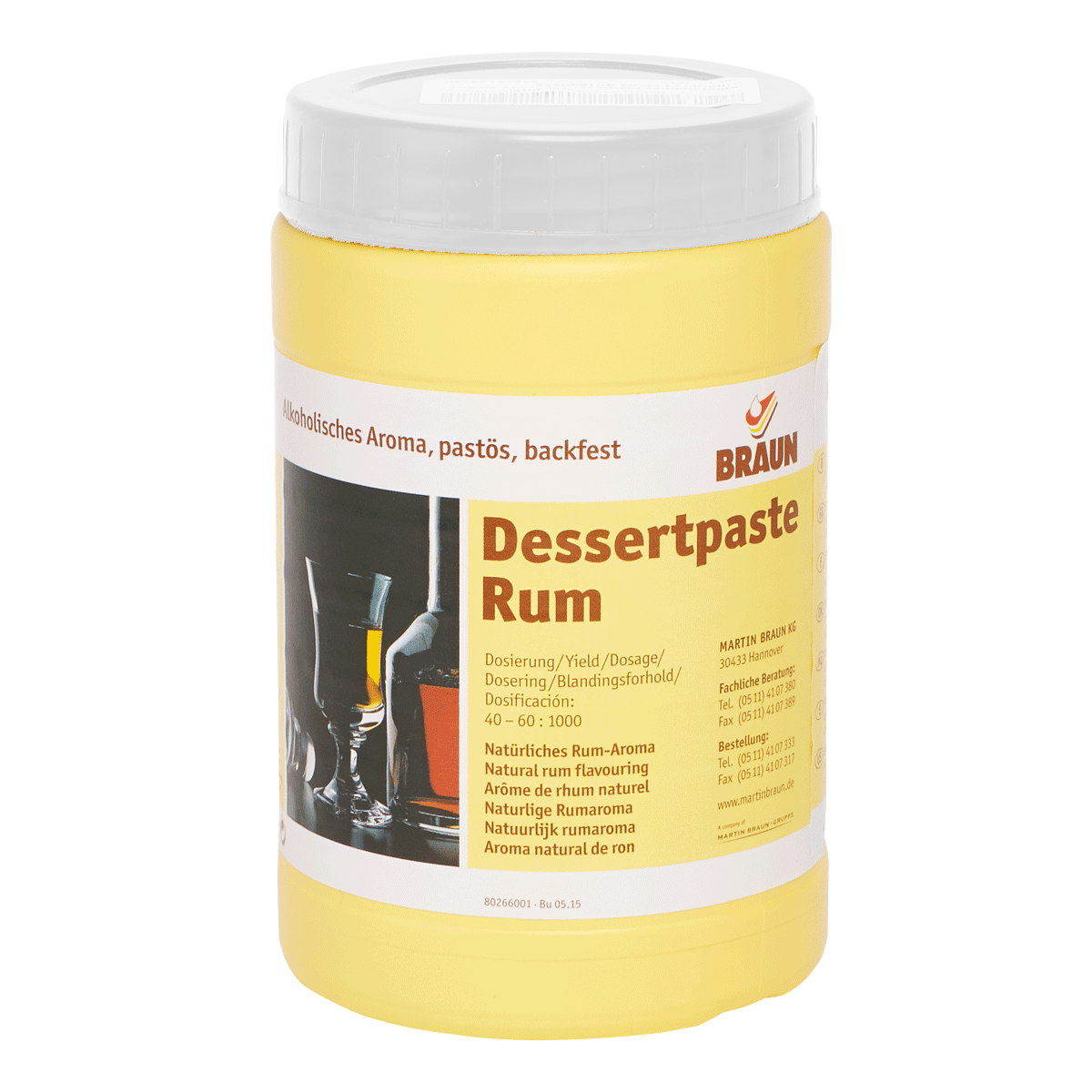 Dessertpaste Rum