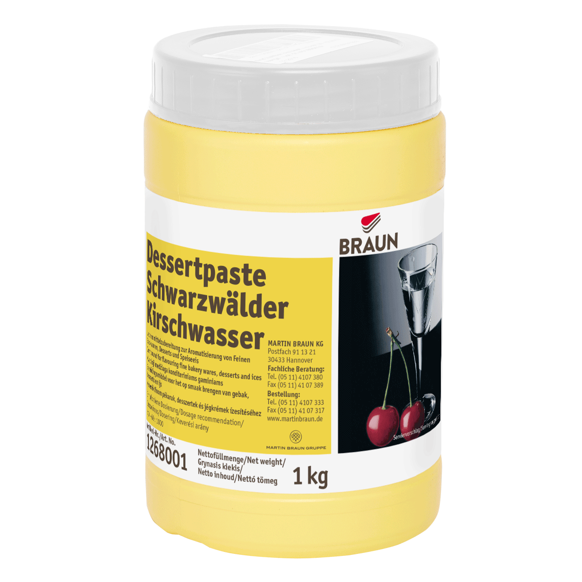 Dessertpaste Schwarzwälder Kirschwasser