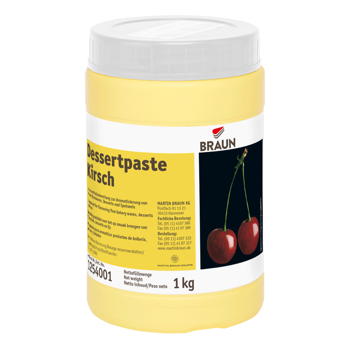 Dessertpaste Kirsch