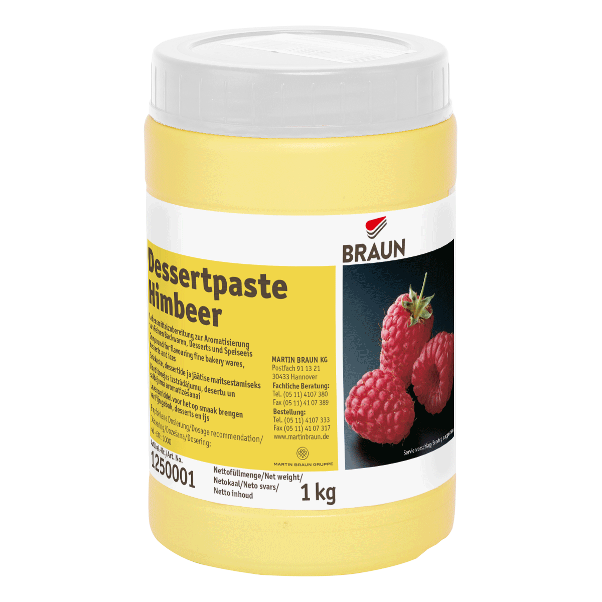 Dessertpaste Himbeer