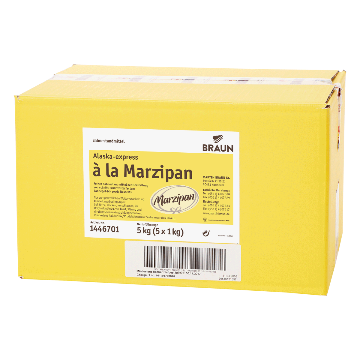 Alaska-express à la Marzipan