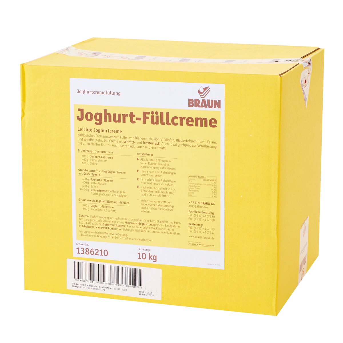 Joghurt-Füllcreme