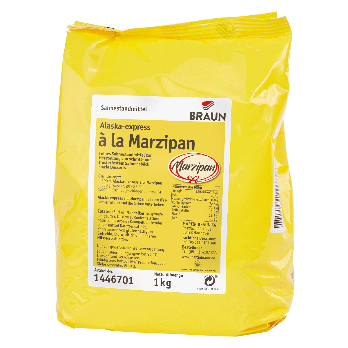 Alaska-express à la Marzipan