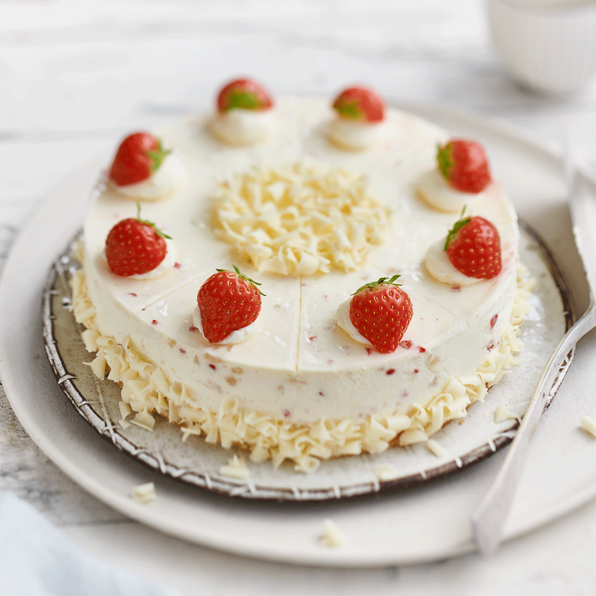 Kranfil's Strawberry Cheesecake