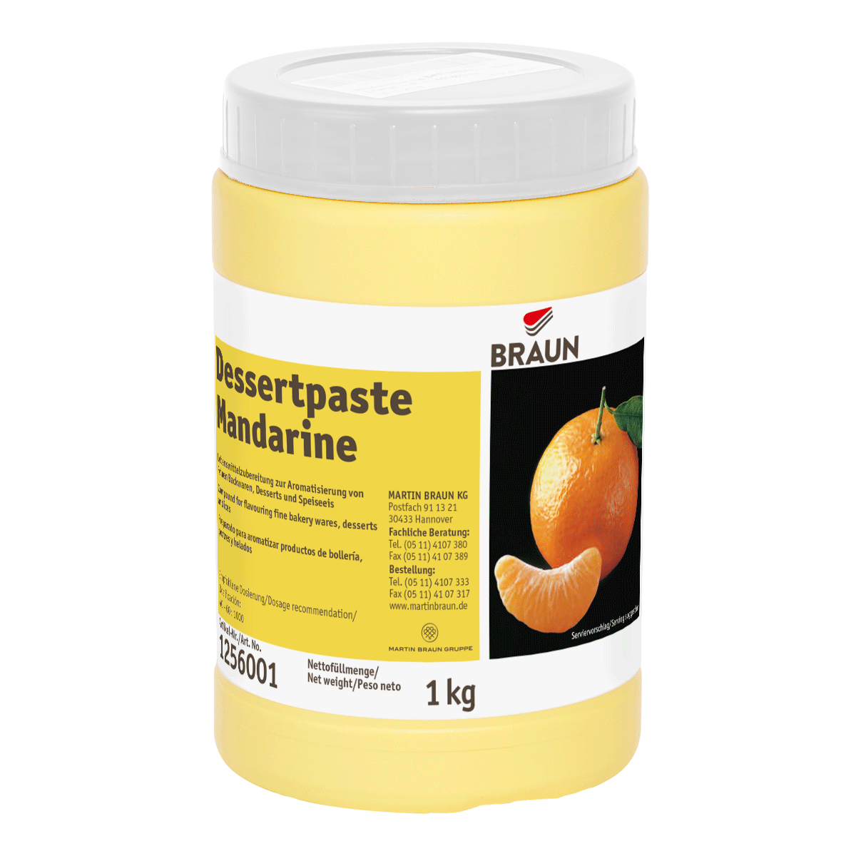 Dessertpaste Mandarine