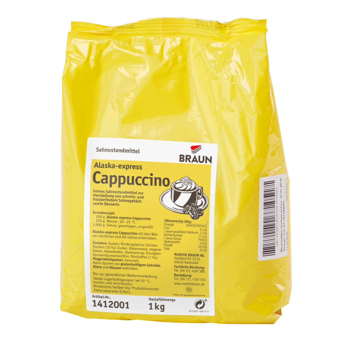 Alaska-express Cappuccino