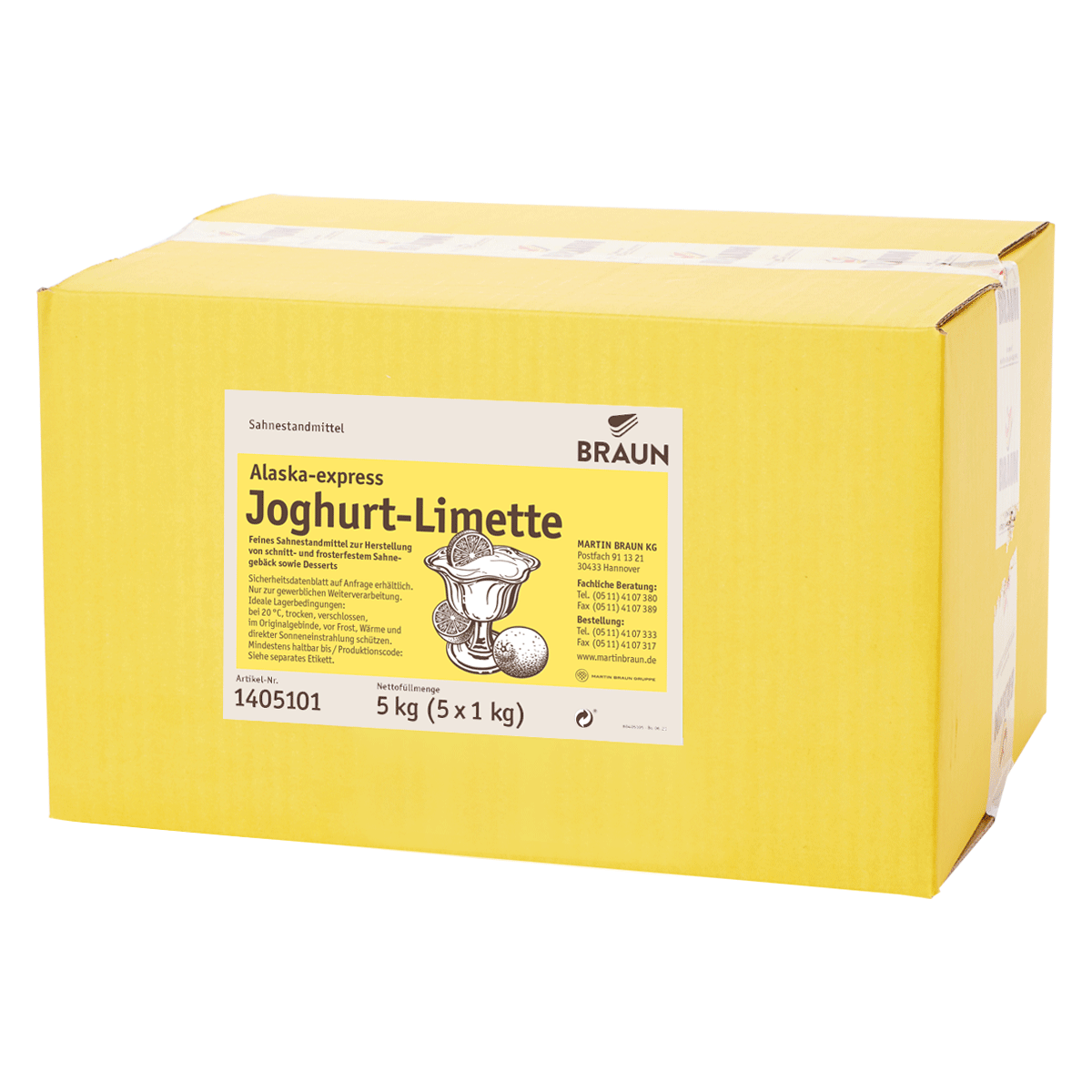 Alaska-express Joghurt-Limette