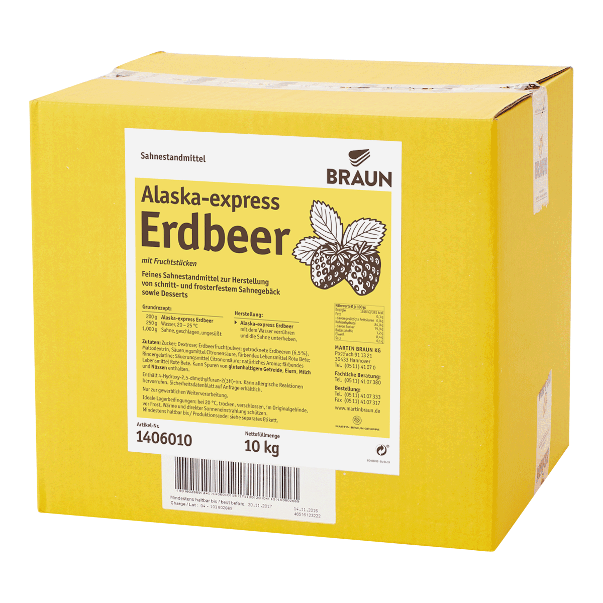 Alaska-express Erdbeer