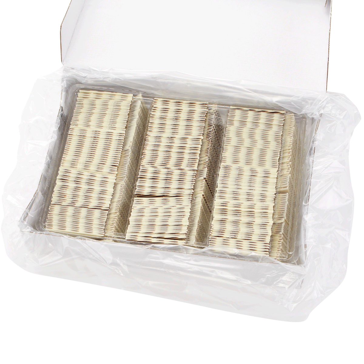 Schoko-Dekor Zebra-Dreieck RA MB cocoa