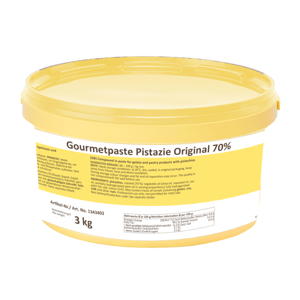 Gourmetpaste Pistazie Original 70%