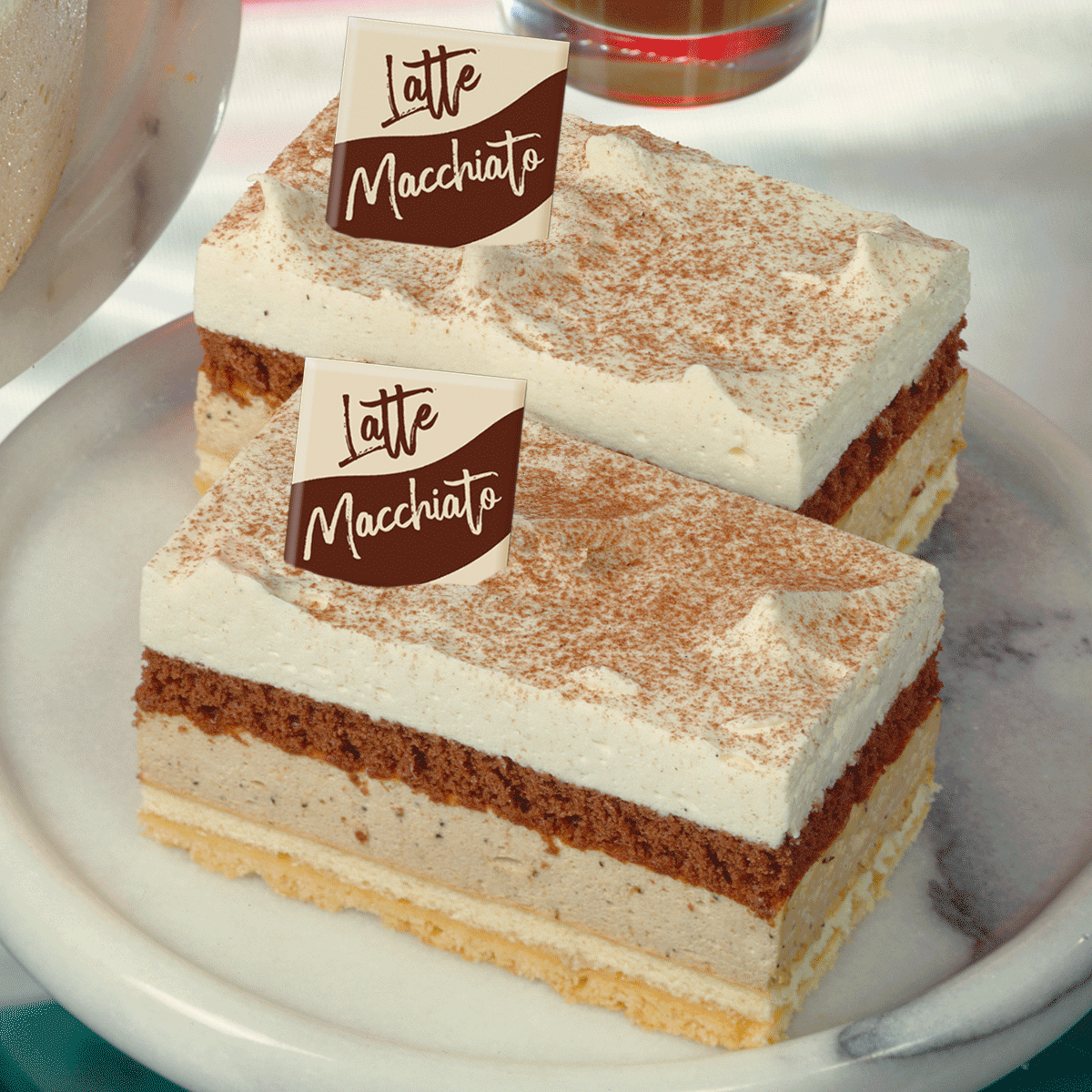 Schoko-Dekor Latte Macchiato (neu)