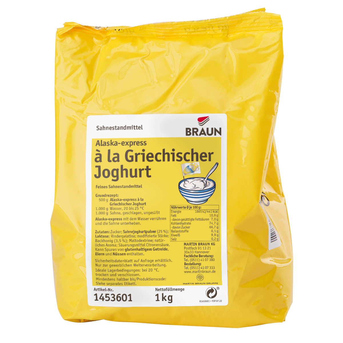 Alaska-express à la Griechischer Joghurt