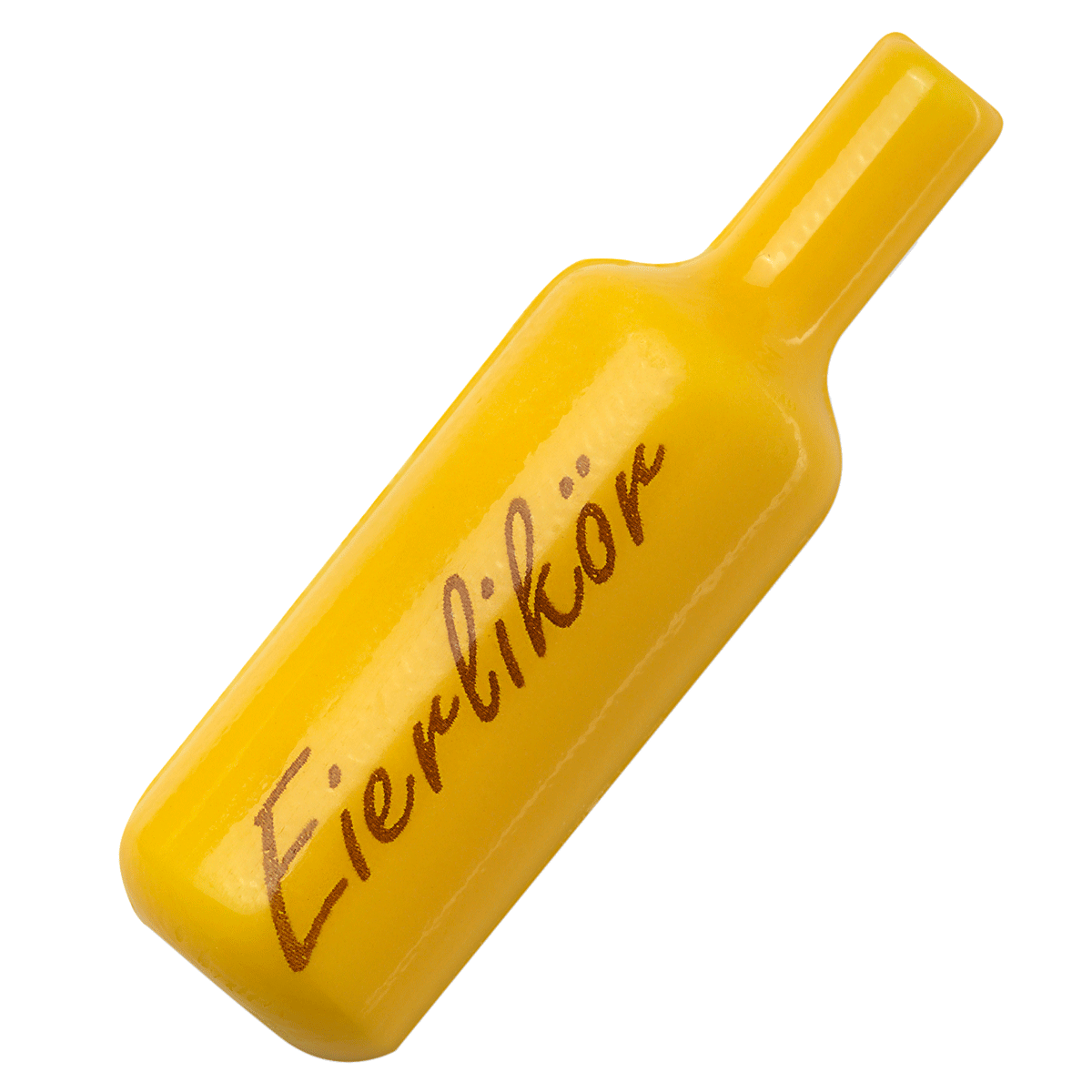 Schoko-Dekor Eierlikörflasche 2D RA MB cocoa